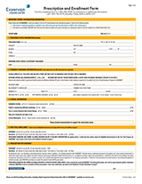 EXSERVAN™ Prescription Enrollment Form